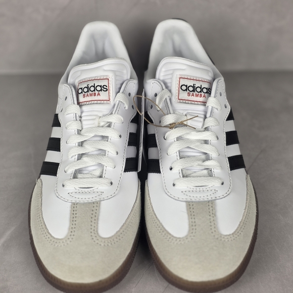 Adidas Samba Unisex White and Black Sneakers - Picture 4 of 6